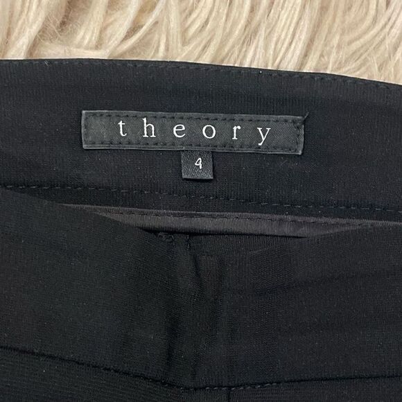 Theory black pants size 4 - Picture 2 of 7